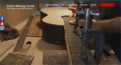 Desktop Screenshot of guitarmakingcourse.org